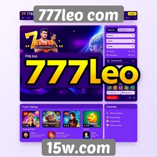 Interface do site 777leo é acessível e intuitiva